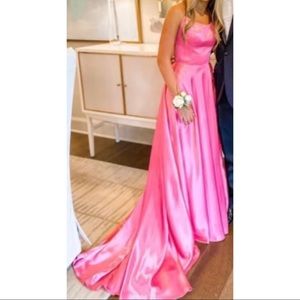 Sherri Hill pink formal dress